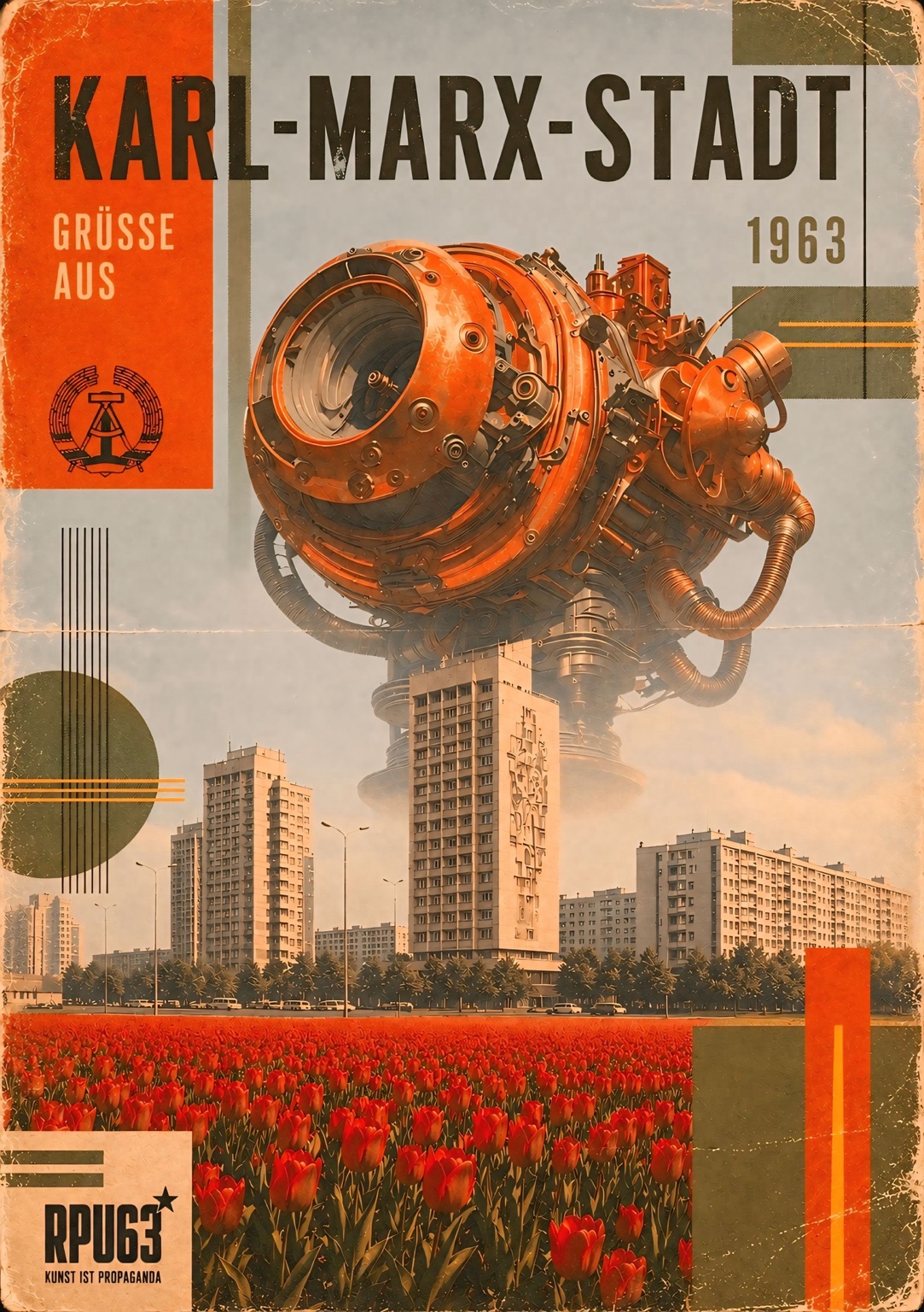 GRÜSSE AUS KARL-MARX-STADT, 1963